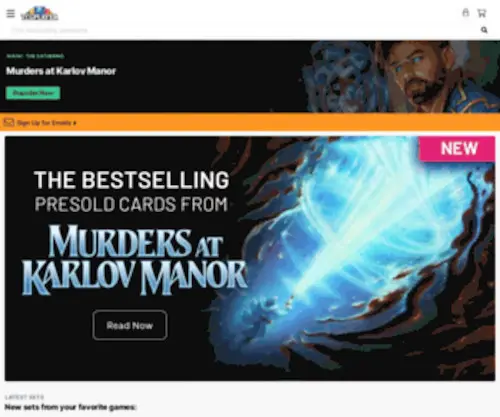 TCGplayer.com(Buy Magic) Screenshot