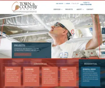 TCgroupinc.com(Electrical Contractors) Screenshot