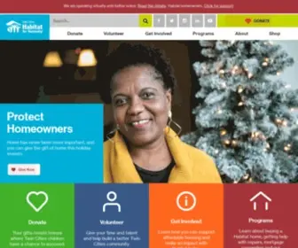Tchabitat.org(Twin Cities Habitat For Humanity) Screenshot