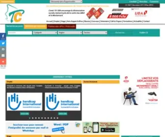 Tchadcarriere.com(Offres) Screenshot