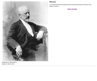 Tchaikovsky-Research.net(Tchaikovsky Research) Screenshot