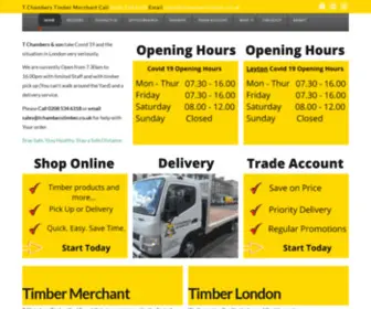 Tchamberstimber.co.uk(Chambers Timber) Screenshot