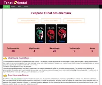 Tchat-Oriental.com(Tchat Oriental) Screenshot