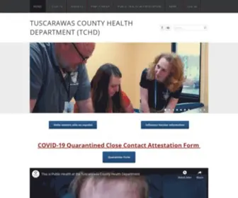 TCHdnow.org(TUSCARAWAS COUNTY HEALTH DEPARTMENT (TCHD)) Screenshot