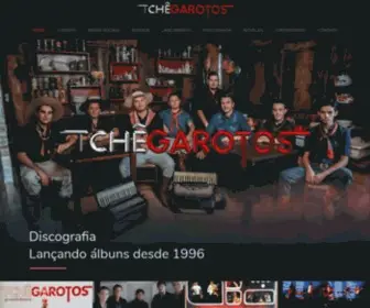 Tchegarotos.com.br(Nosso negócio é música) Screenshot