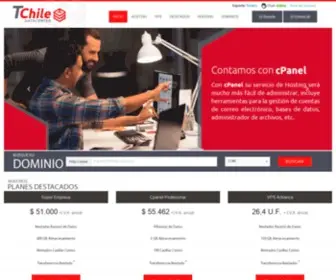 Tchile.com(TChile Datacenter) Screenshot