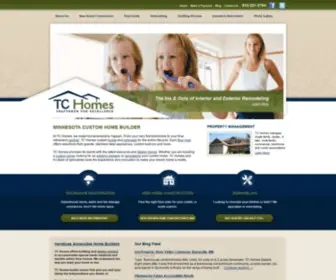 Tchomesmn.com(Minnesota Custom Homes) Screenshot