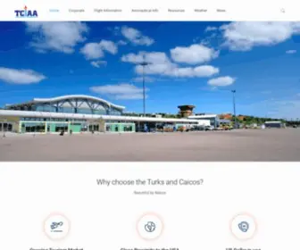 Tciairports.com(Turks and Caicos Islands) Screenshot