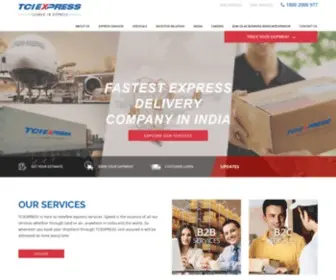 Tciexpressemployee.in(Leading Express Distribution & Logistics Company) Screenshot