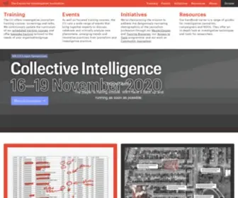 Tcij.org(Centre for Investigative Journalism) Screenshot