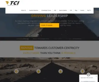 Tcil.com(Leaders In Logistics) Screenshot