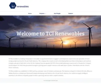 Tcirenewables.com(TCI Renewables) Screenshot