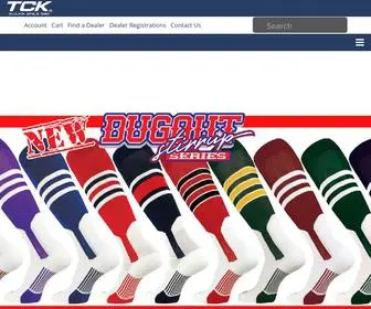 TCKsports.com(TCK Socks proudly manufacturing in the USA since 1961) Screenshot