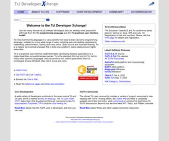 TCL-Lang.org(Tcl Developer Site) Screenshot
