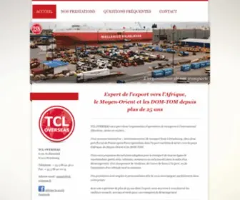 TCL-Overseas.fr(Nous sommes transitaires) Screenshot