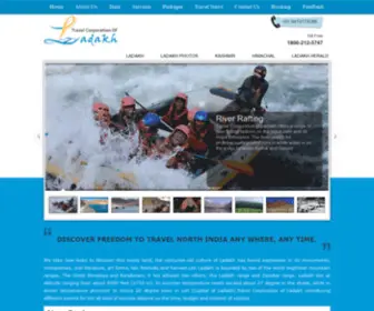 Tcladakh.com(Travel Corporation Of Ladakh) Screenshot