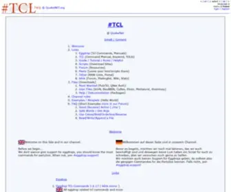 TClhelp.net(#Tcl) Screenshot