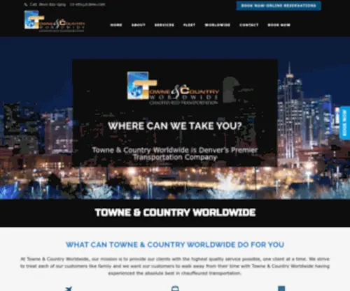 Tclimo.com(Denver Executive Sedan and Car Services Towne & Country Worldwide) Screenshot