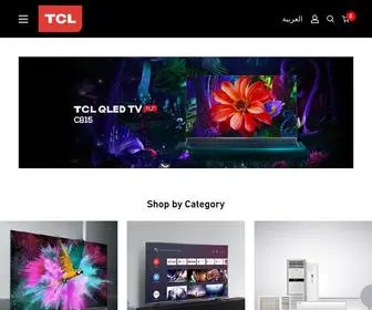 Tcliraq.com(TCL Iraq) Screenshot