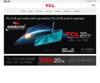 TCLshoptr.com(Türkiye) Screenshot