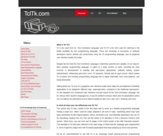 TCLTK.com(Some Tcl Tk facts you should know) Screenshot