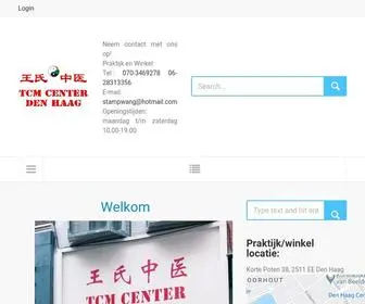 TCmcenter-Wang.nl(Praktijk voor Traditionele Chinese Geneeswijze) Screenshot