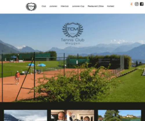 Tcmeggen.ch(Tennisclub Meggen) Screenshot