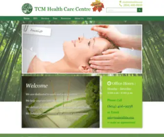 TCmhealthbc.com(TCM Health Care Centre) Screenshot