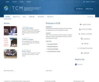 Tcmi.edu(Developing Christian leaders for significant service through higher learning) Screenshot