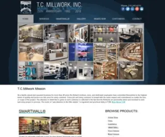 Tcmillwork.com(TC Millwork) Screenshot