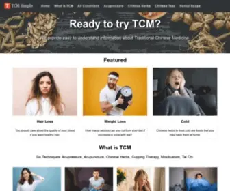 TCmsimple.com(TCM Simple) Screenshot