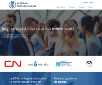 TCMTL.com(Organisation de réseautage logistique) Screenshot