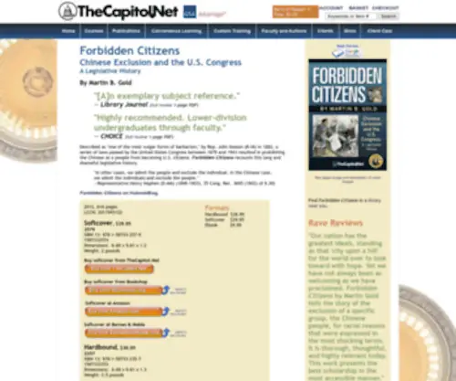 TCncea.com(Chinese Exclusion Act) Screenshot