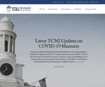TCNJ.edu(TCNJ offers degree programs through seven schools) Screenshot