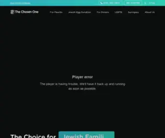 Tcoeggdonation.com(The Chosen One) Screenshot