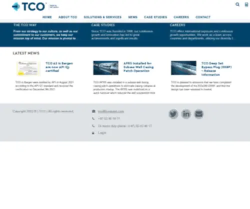 Tcogroup.com(TCO) Screenshot