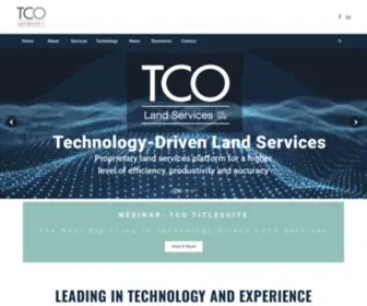 Tcolandservices.com(TCO Land Services) Screenshot