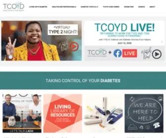 Tcoyd.org(Taking Control Of Your Diabetes) Screenshot