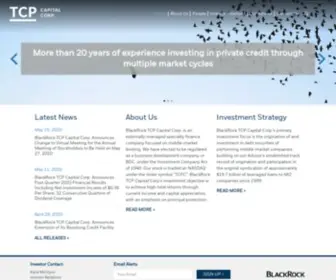 TCpcapital.com(TCP Capital Corp) Screenshot