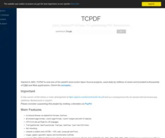 TCPDF.net(TCPDF) Screenshot