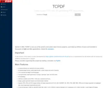 TCPDF.org(TCPDF) Screenshot
