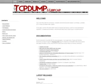 TCpdump.org(TCPDUMP/LIBPCAP public repository) Screenshot