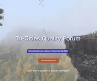 Tcqualityforum.com(Tri-Cities Quality Forum) Screenshot