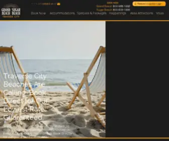 Tcresorts.com(Traverse City Hotels) Screenshot