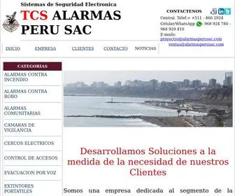 Tcsalarmasperu.com(SISTEMA DE SEGURIDAD ELECTRONICA) Screenshot