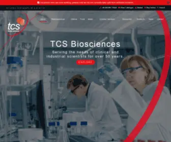 TCsbiosciences.co.uk(TCS Biosciences) Screenshot