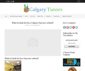 TCscalgary.com(Calgary Tutors) Screenshot