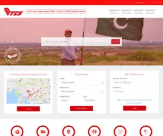 TCS.com.pk(TCS Express & Logistics) Screenshot