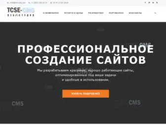 Tcse-CMS.com(Официальный сайт веб) Screenshot