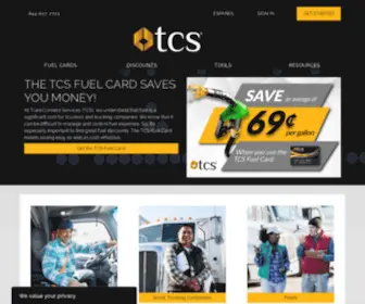 TCsfuel.com(Fuel Cards for Truckers & Fleets with Fuel Discounts) Screenshot